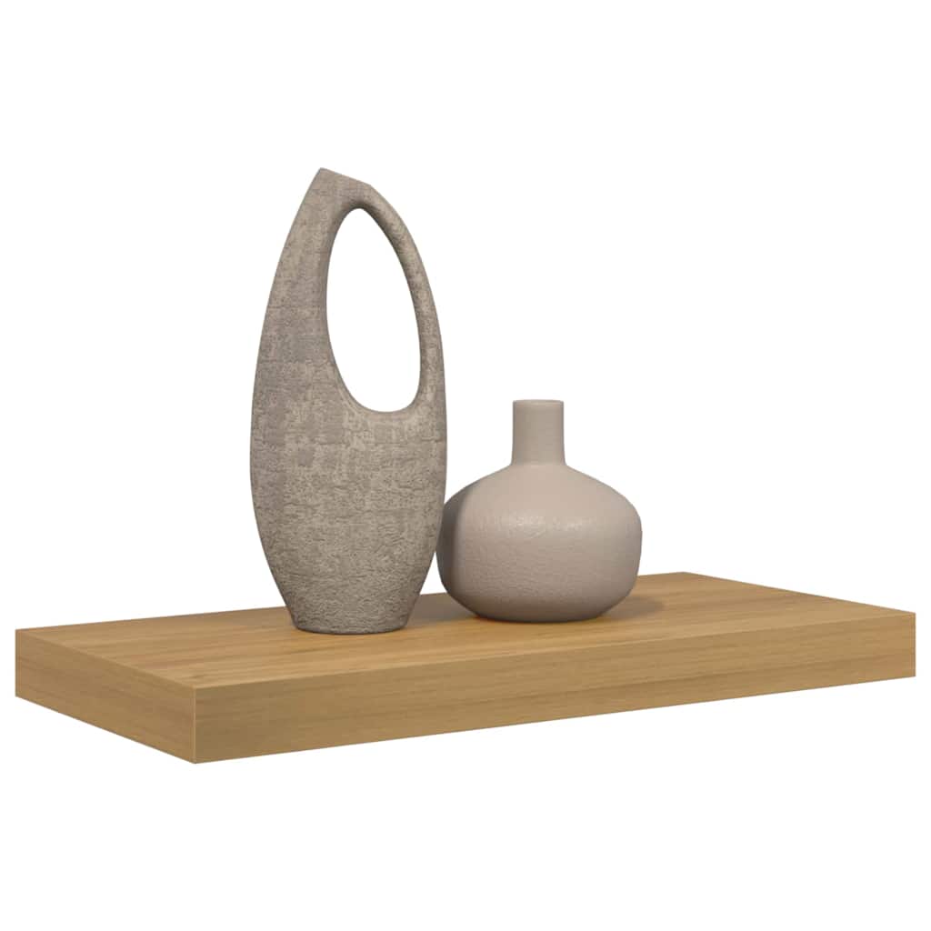 Wall Shelf Wall-Mounted Brown 50 x 23.5 x 3.8 cm
