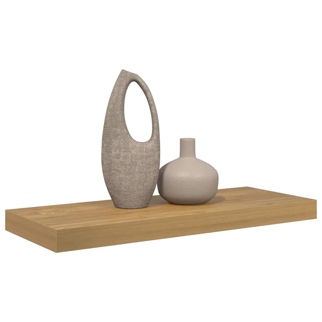 Wall Shelf Wall-Mounted Brown 60 x 23.5 x 3.8 cm