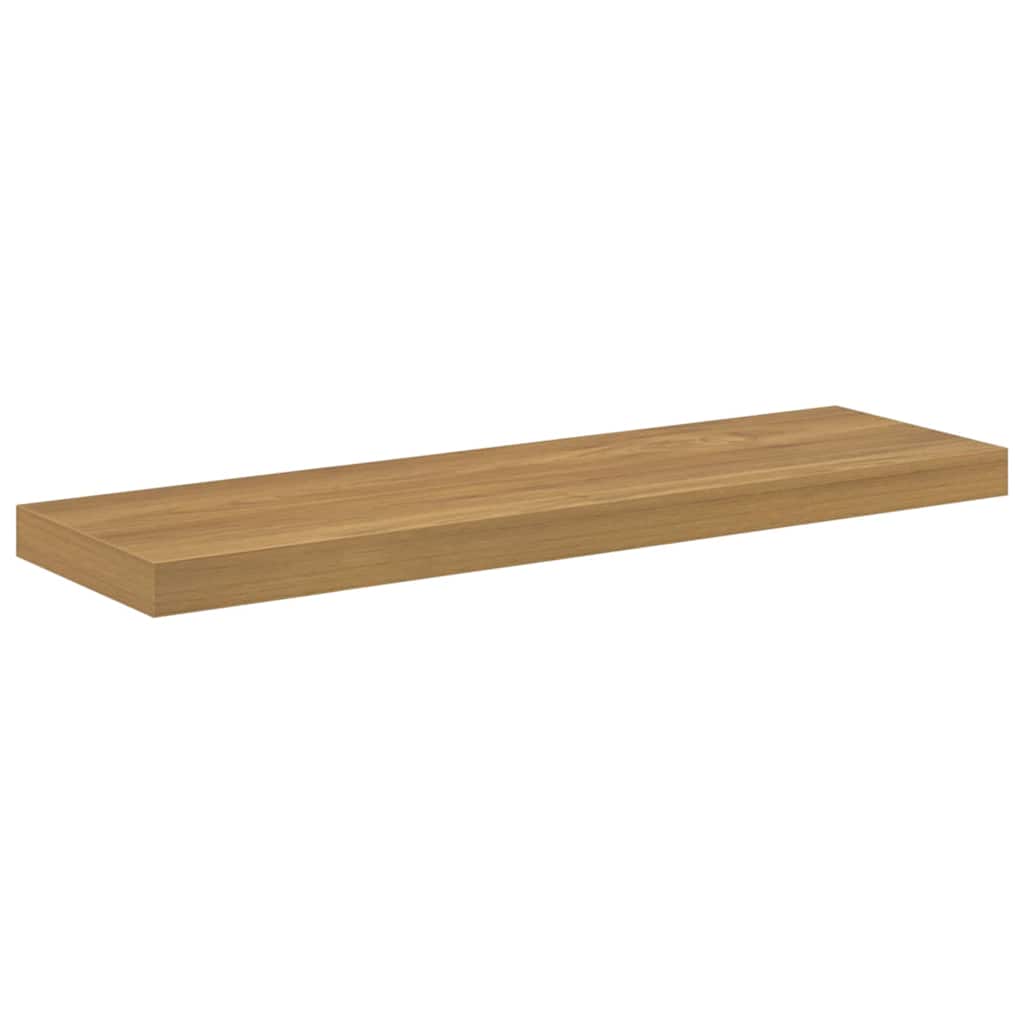 Wall Shelf 4 pcs Brown 80 x 23.5 x 3.8 cm Engineered Wood