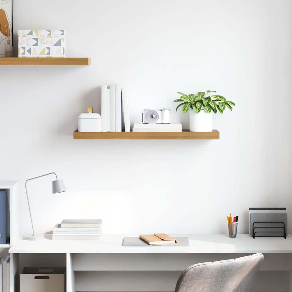 Wall Shelf Wall-mounted Brown 90 x 23.5 x 4 cm Engineered Wood