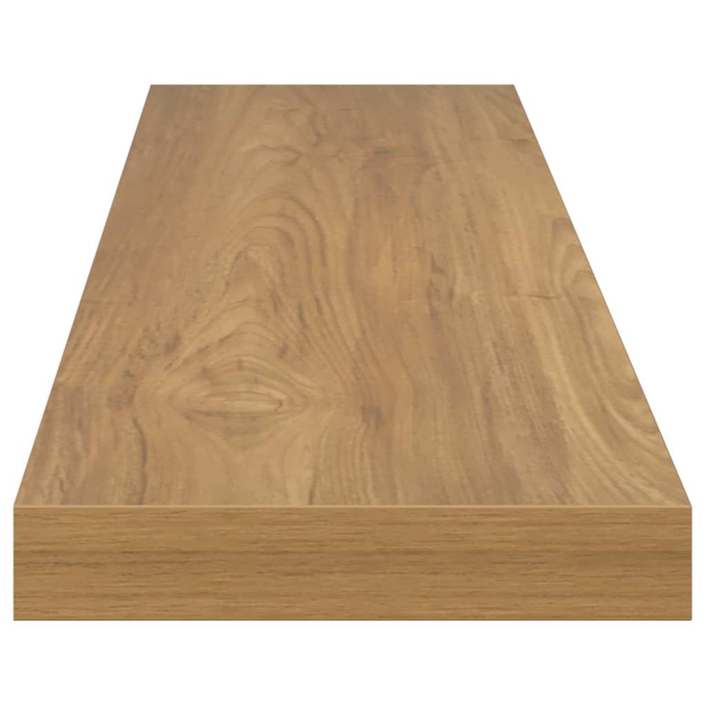 Wall Shelf 4 pcs Brown 120 x 23.5 x 4 cm Engineered Wood