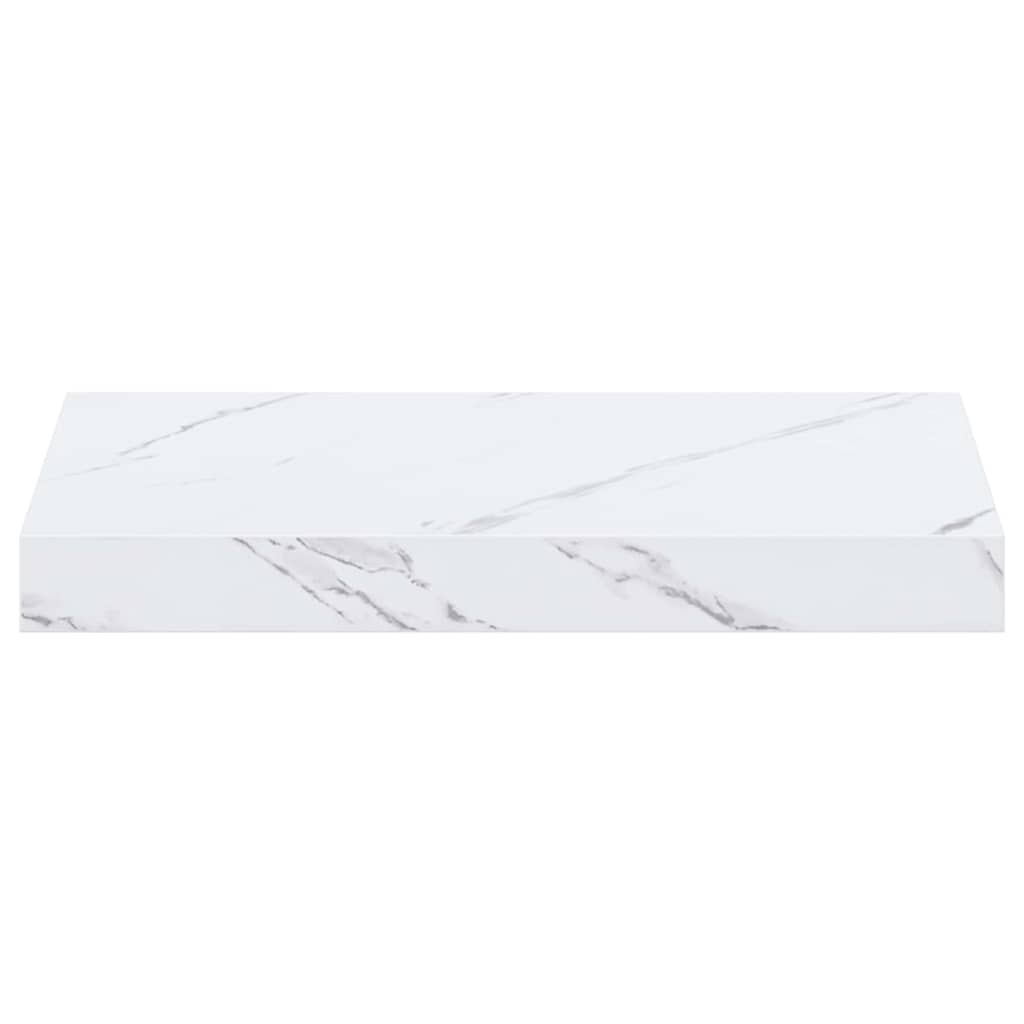Wall Shelf Wall-Mounted White Marble 40 x 23.5 x 3.8 cm