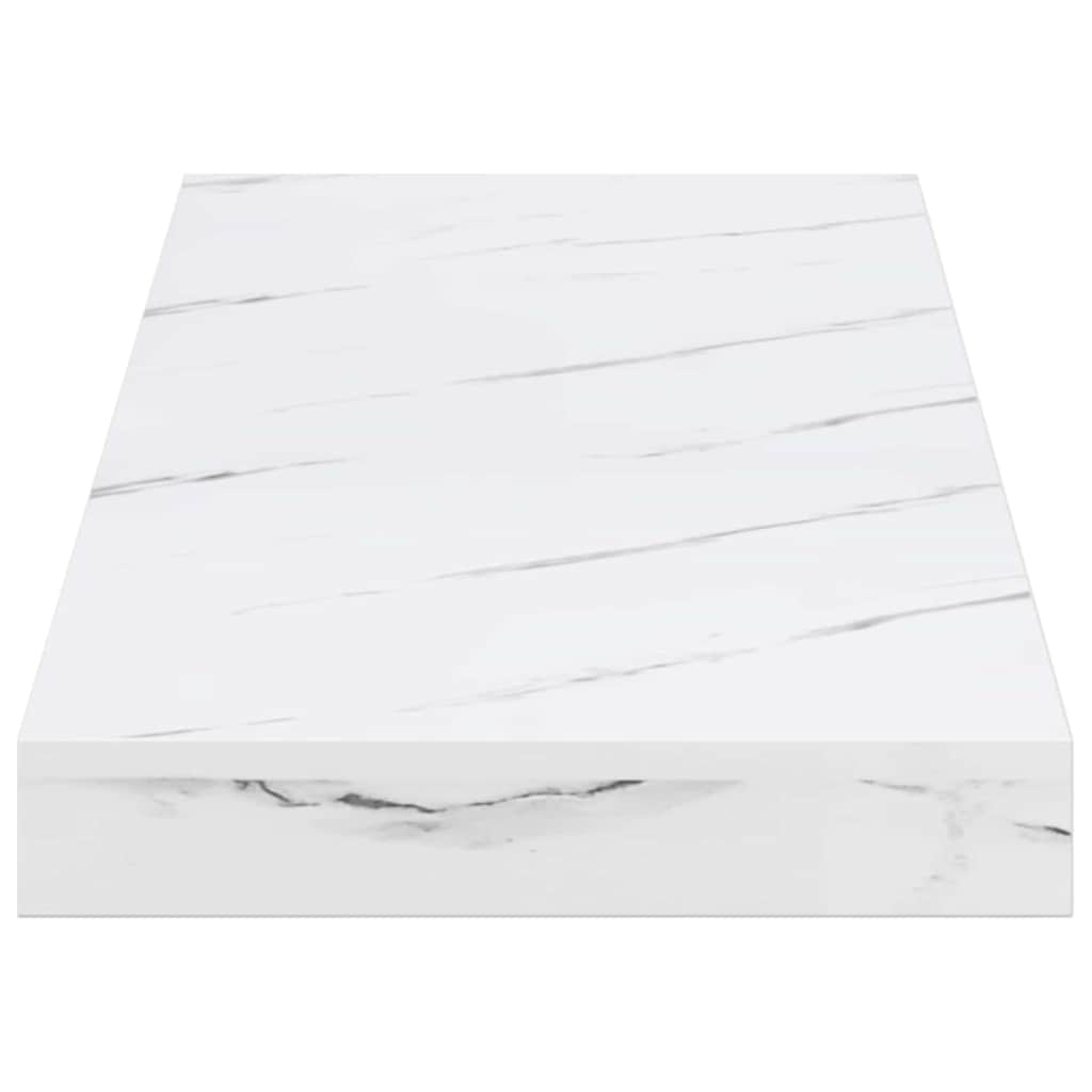 Wall Shelf 4 pcs White Marble 60 x 23.5 x 3.8 cm