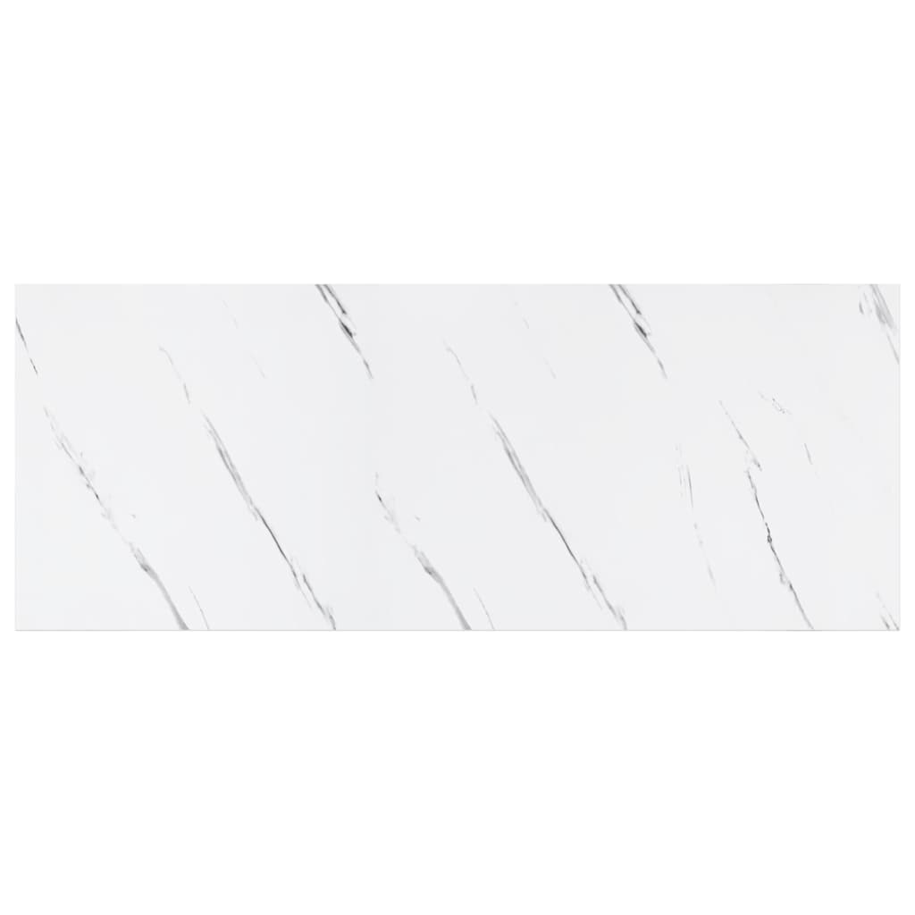 Wall Shelf 4 pcs White Marble 60 x 23.5 x 3.8 cm