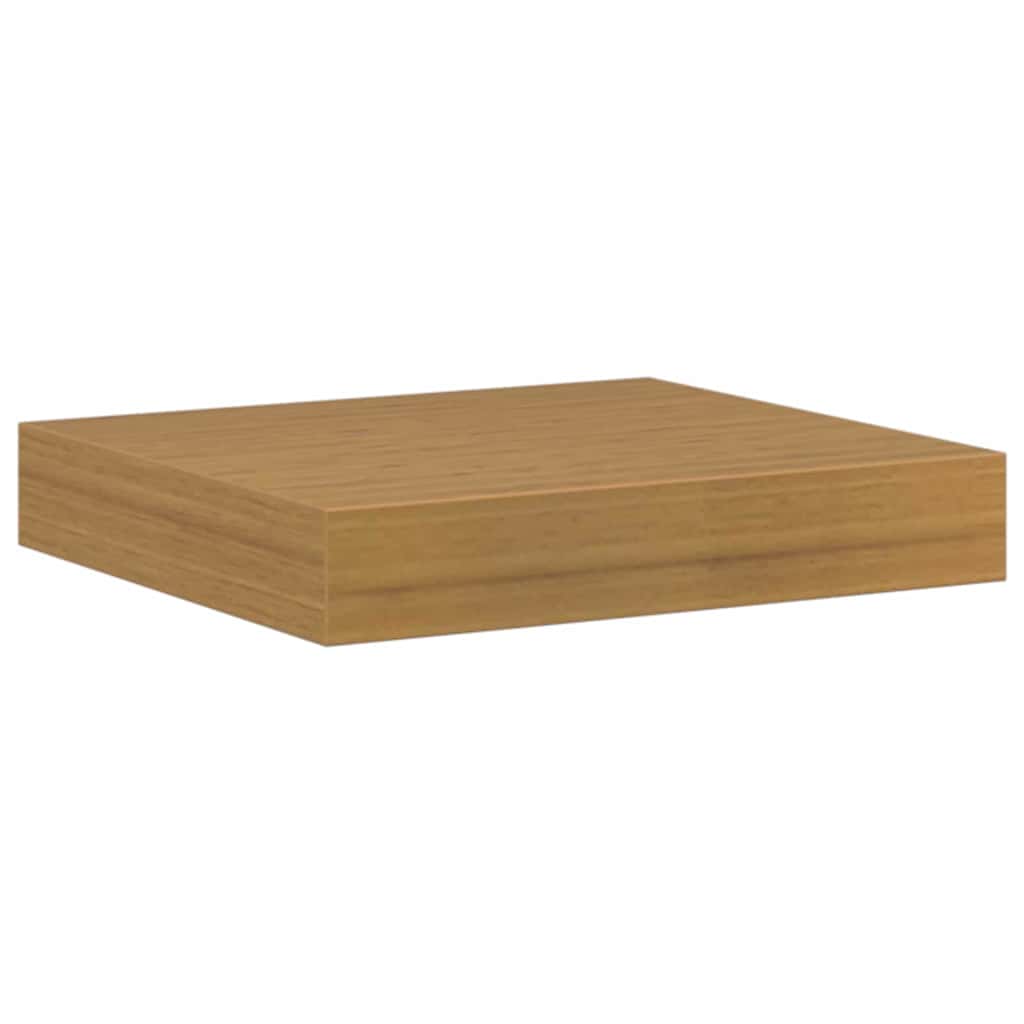 Wall Shelf 2 pcs Beige 23 x 23.5 x 4 cm Engineered Wood