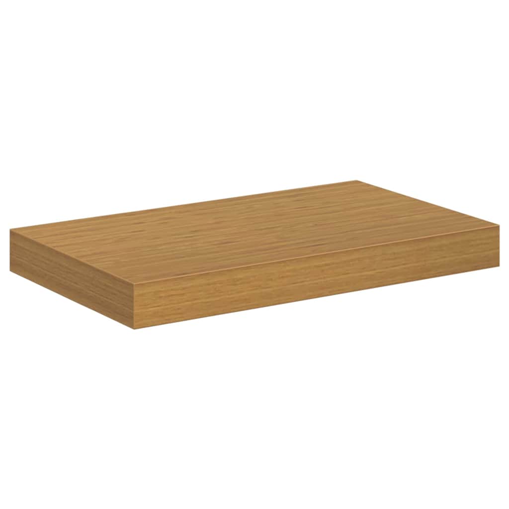 Wall Shelf 2 pcs Beige 40 x 23.5 x 3.8 cm Engineered Wood
