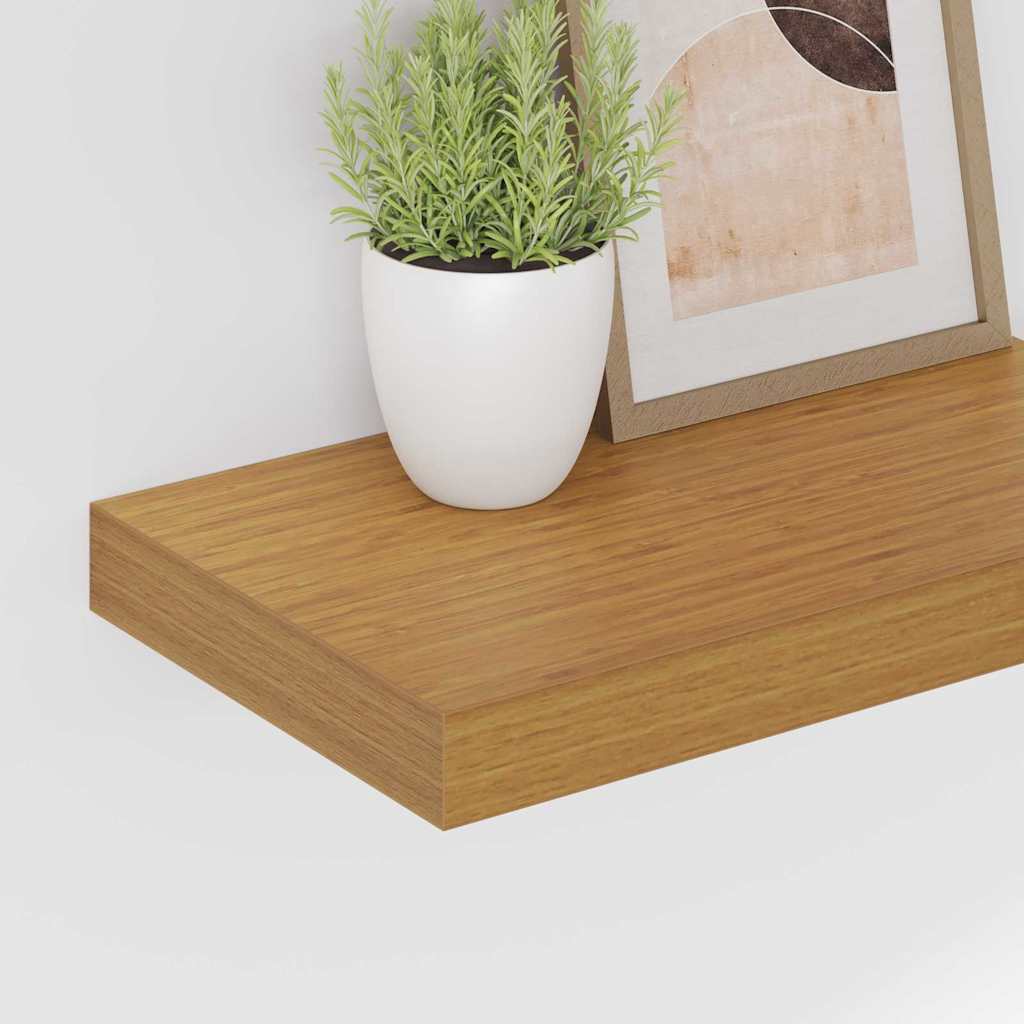 Wall Shelf 4 pcs Beige 40 x 23.5 x 3.8 cm Engineered Wood
