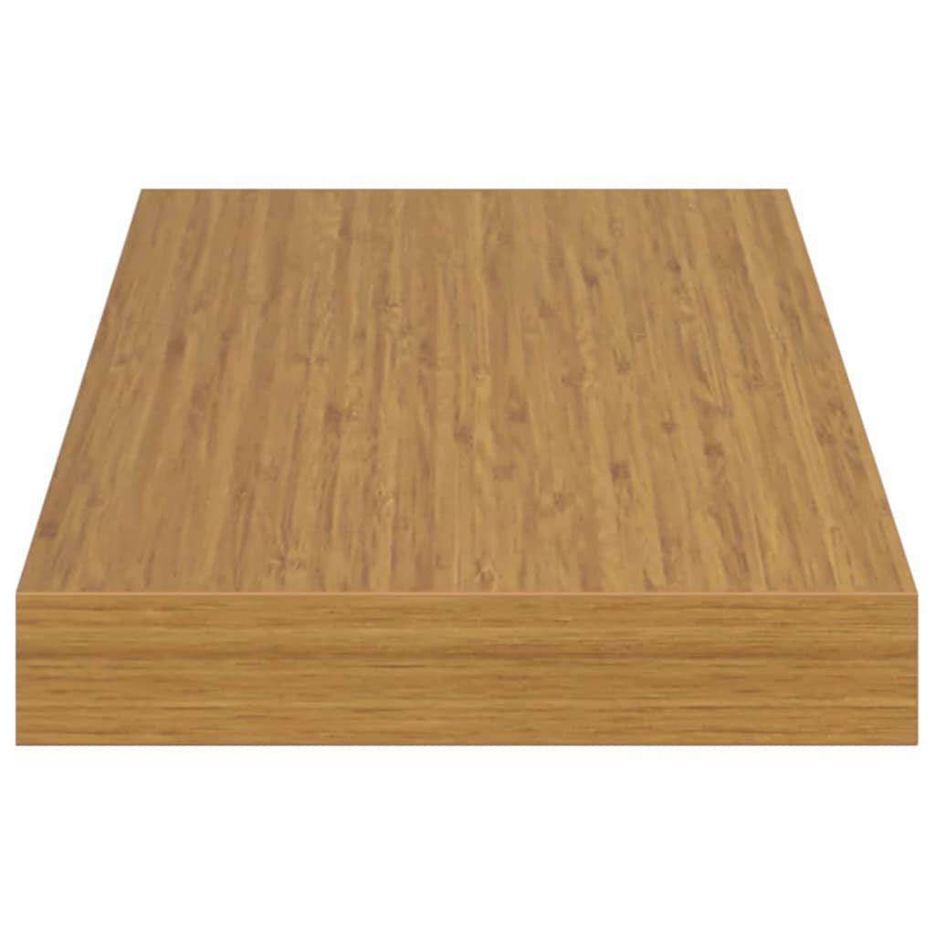 Wall Shelf 2 pcs Beige 50 x 23.5 x 3.8 cm Engineered Wood