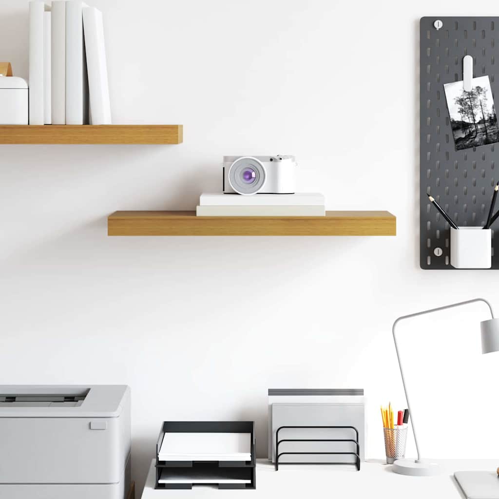 Wall Shelf Wall-mounted Beige 60 x 23 x 4 cm Engineered Wood