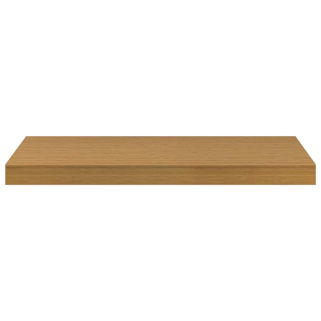 Wall Shelf 2 pcs Beige 60 x 23.5 x 3.8 cm Engineered Wood