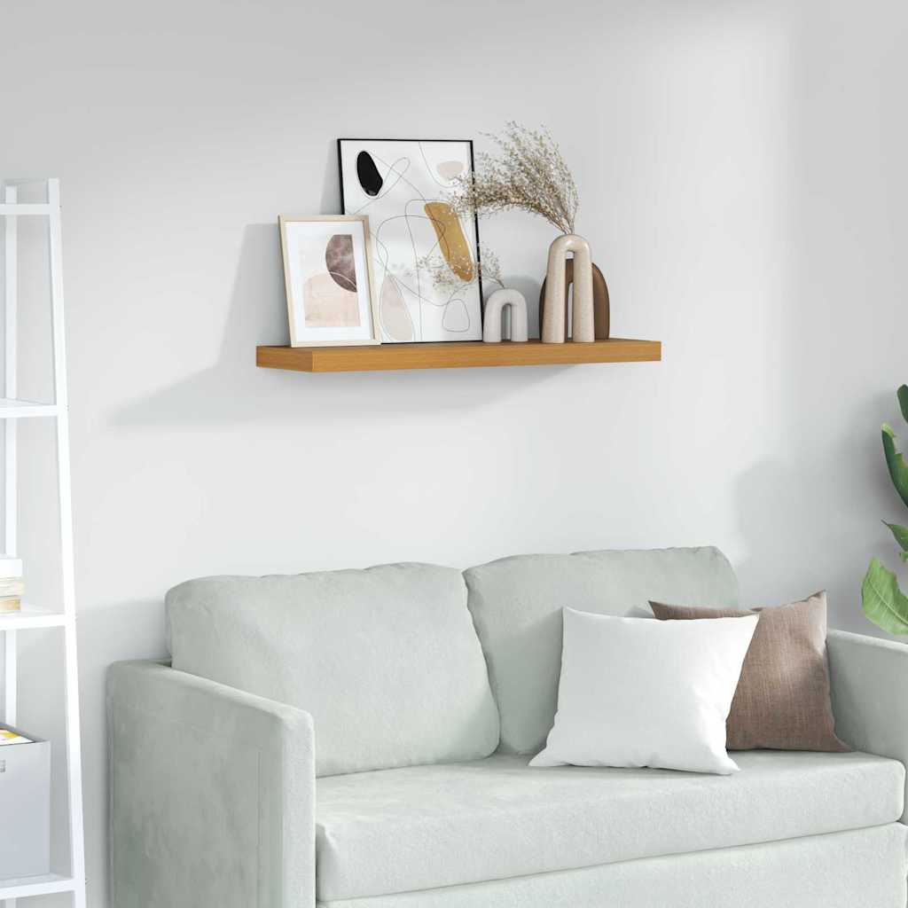 Wall Shelf Wall-mounted Beige 80 x 23.5 x 4 cm Engineered Wood