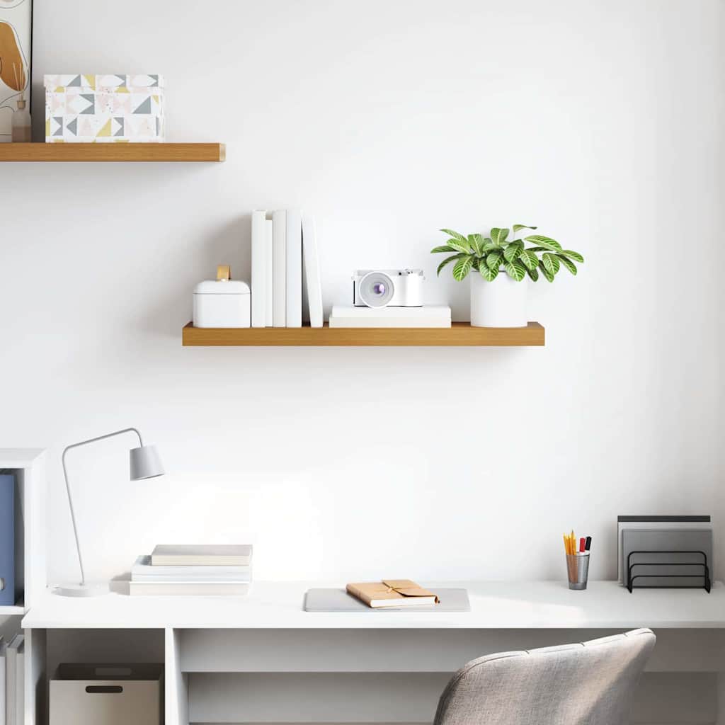 Wall Shelf Wall-mounted Beige 80 x 23.5 x 4 cm Engineered Wood