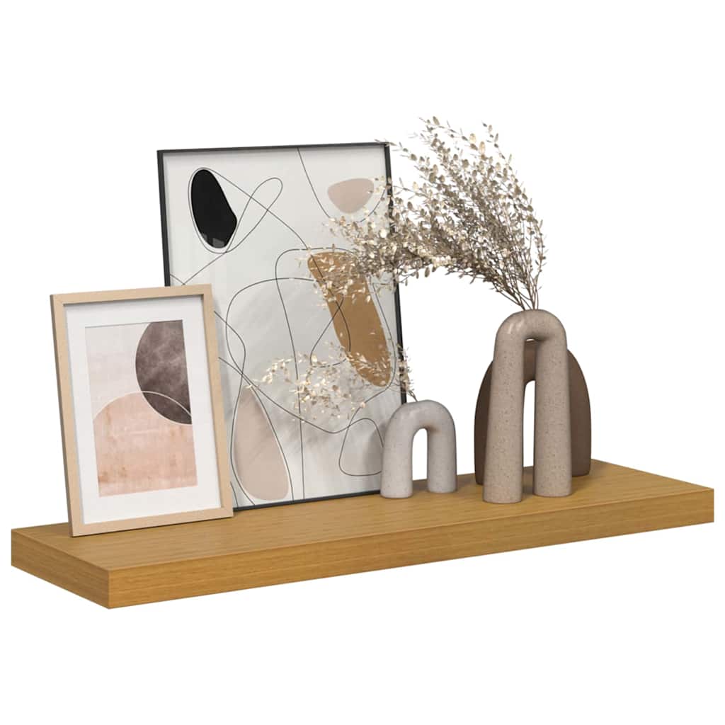 Wall Shelf Wall-mounted Beige 80 x 23.5 x 4 cm Engineered Wood
