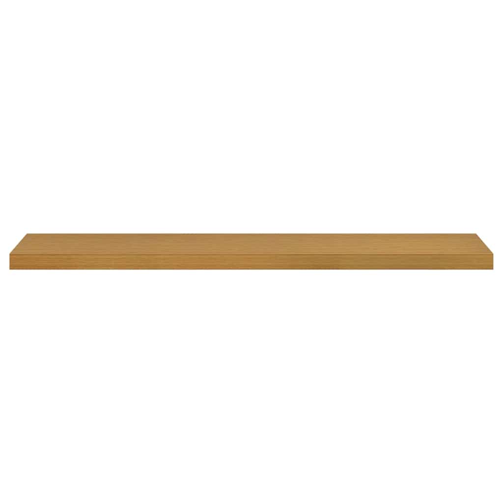 Wall Shelf 2 pcs Beige 120 x 23.5 x 4 cm Engineered Wood