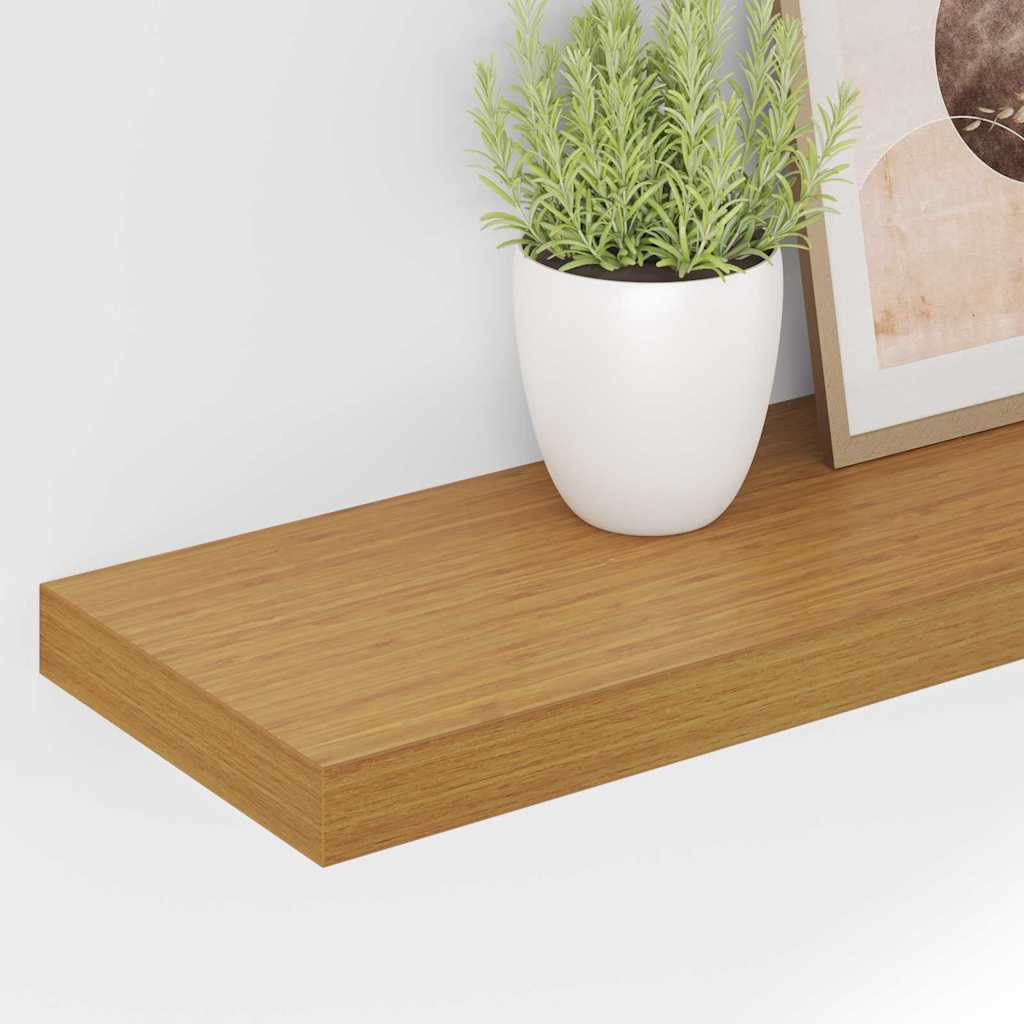 Wall Shelf 4 pcs Beige 120 x 23.5 x 4 cm Engineered Wood