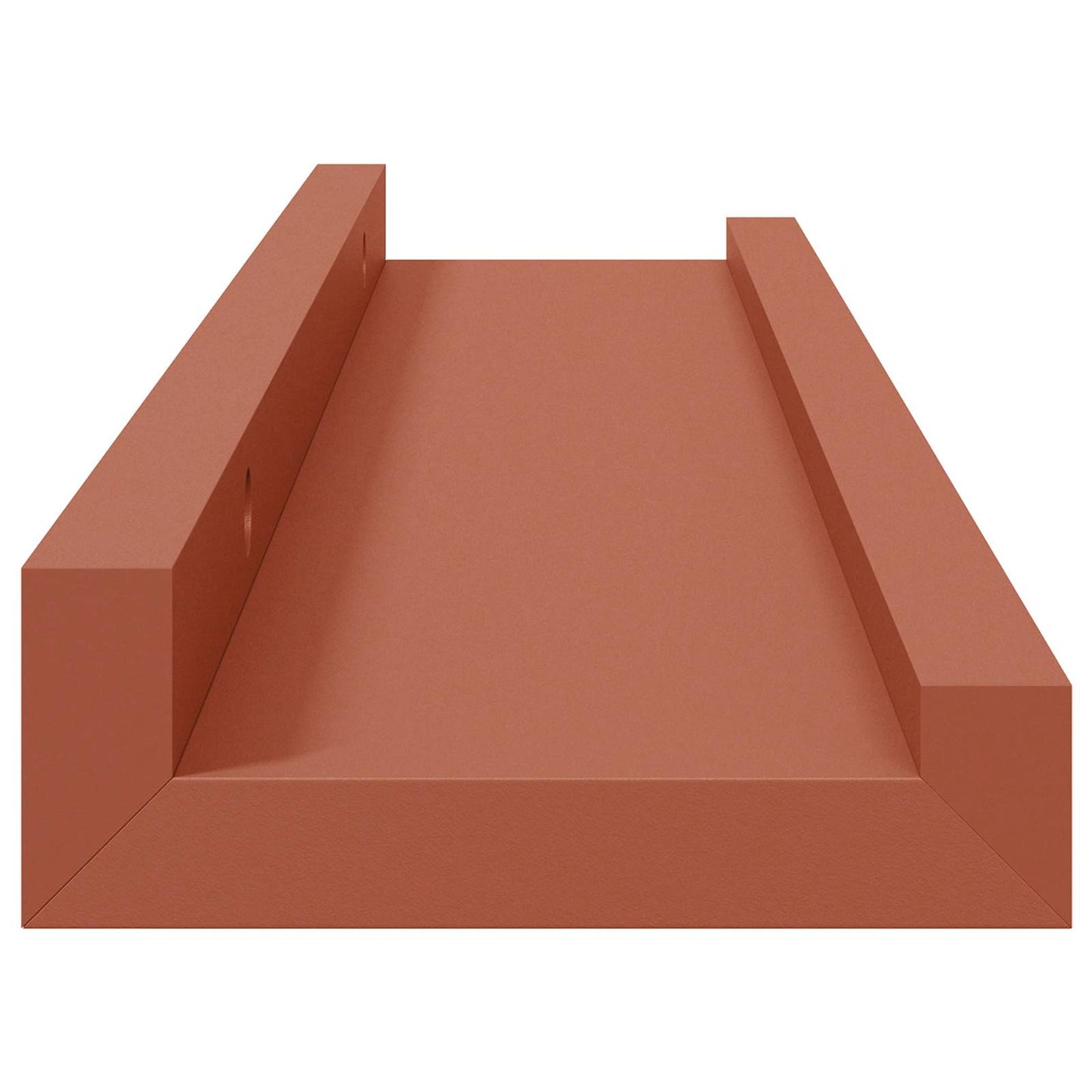 Wall Shelf with Shelf 2 pcs Red 40 x 9 x 3 cm Engineered Wood