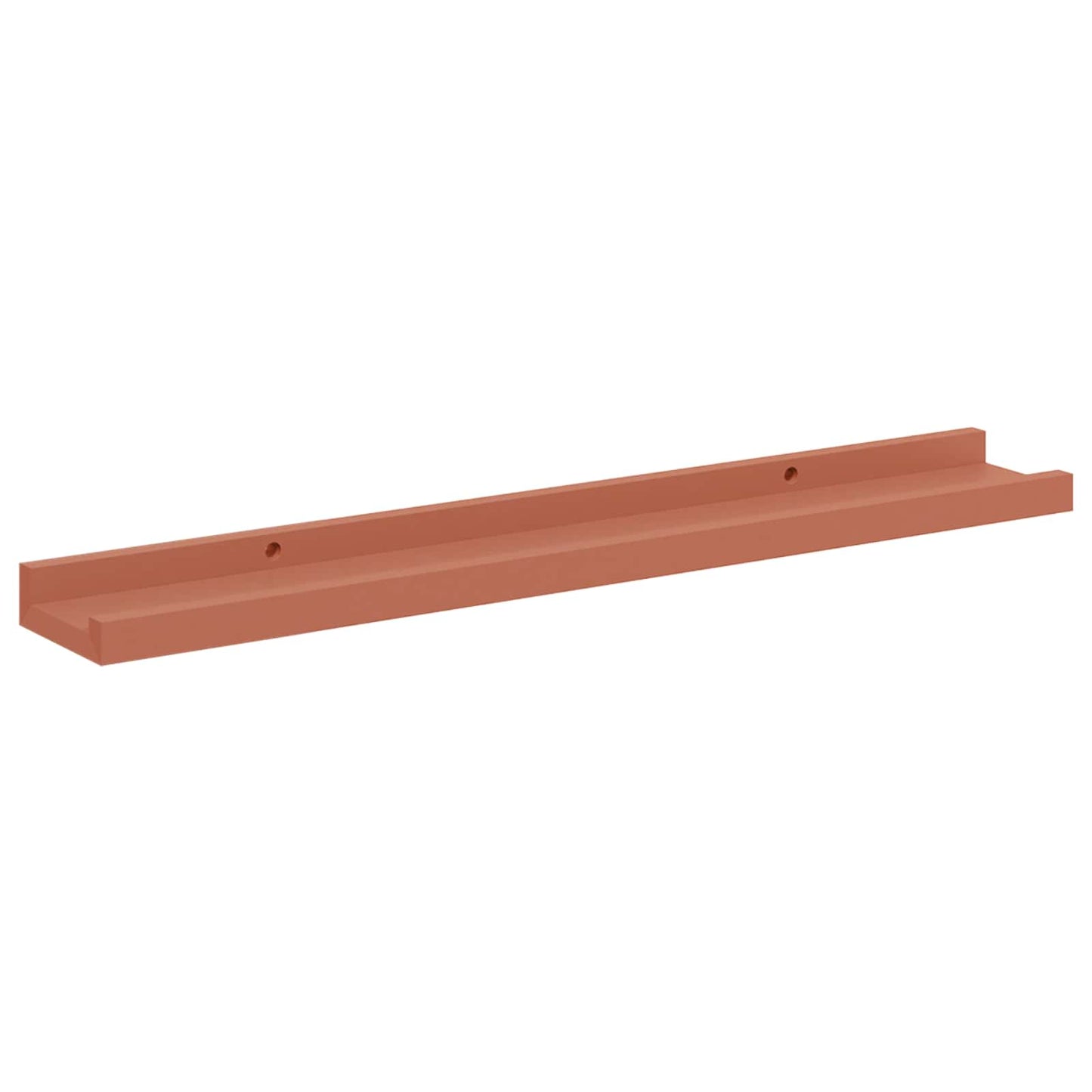 Wall Shelf with Shelf 2 pcs Red 60 x 9 x 3 cm Engineered Wood