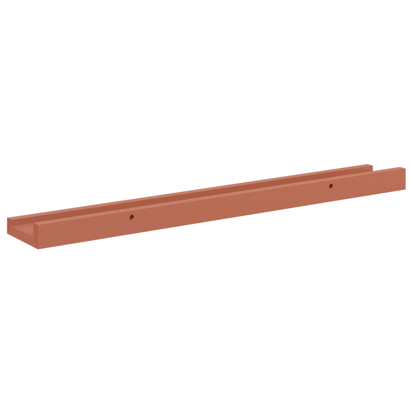 Wall Shelf with Shelf 2 pcs Red 60 x 9 x 3 cm Engineered Wood