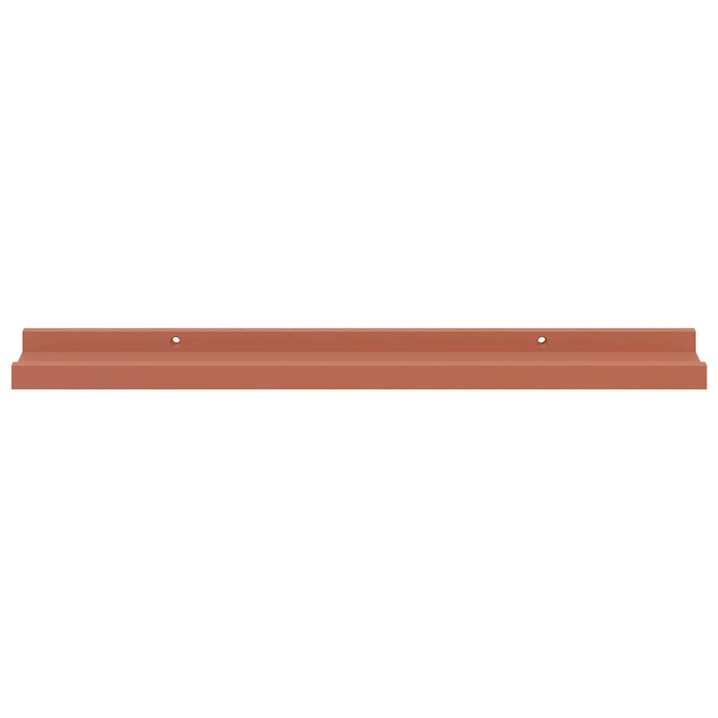 Wall Shelf with Shelf 2 pcs Red 60 x 9 x 3 cm Engineered Wood