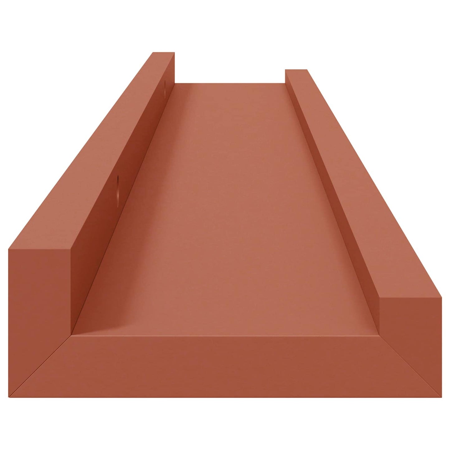 Wall Shelf with Shelf 2 pcs Red 60 x 9 x 3 cm Engineered Wood