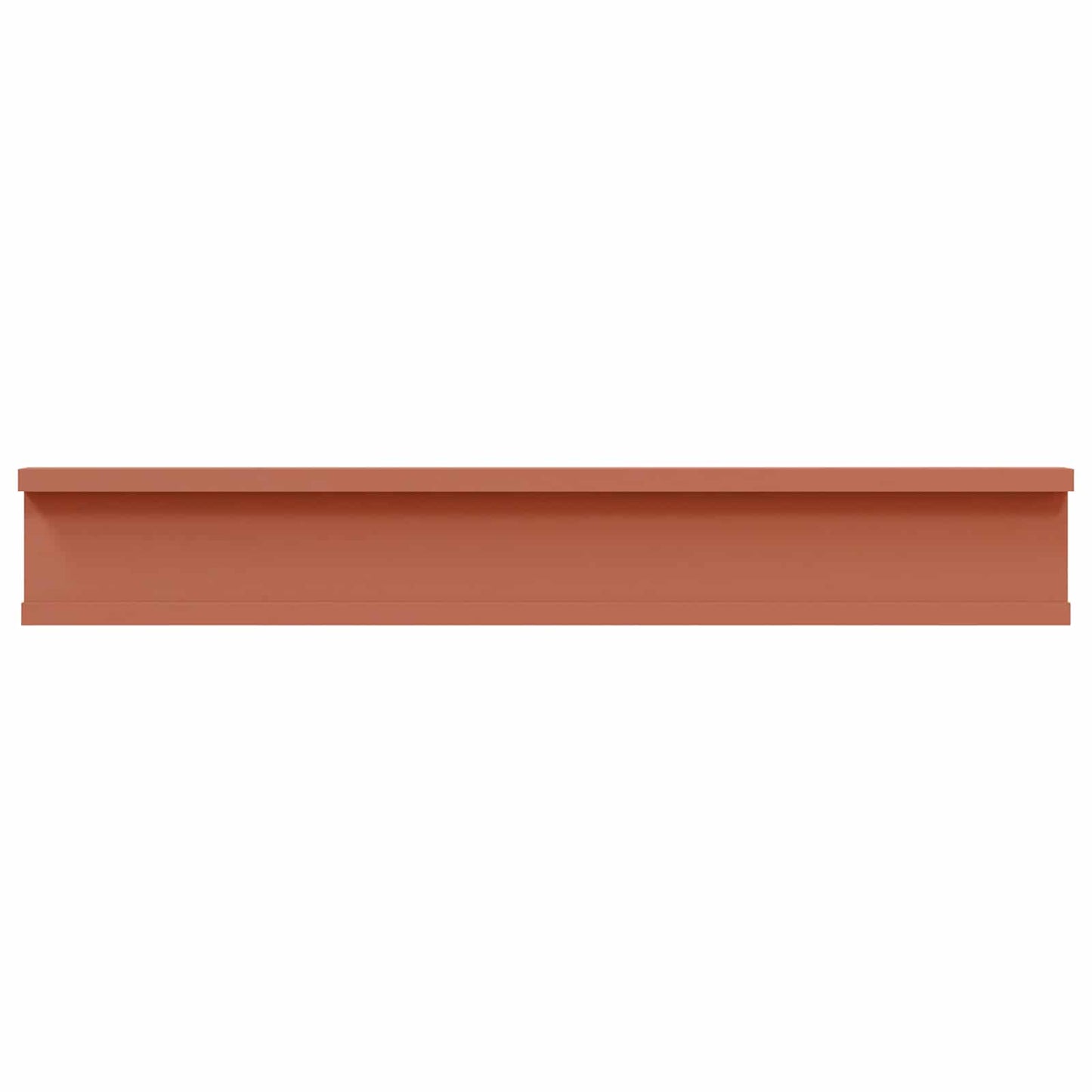 Wall Shelf with Shelf 2 pcs Red 60 x 9 x 3 cm Engineered Wood