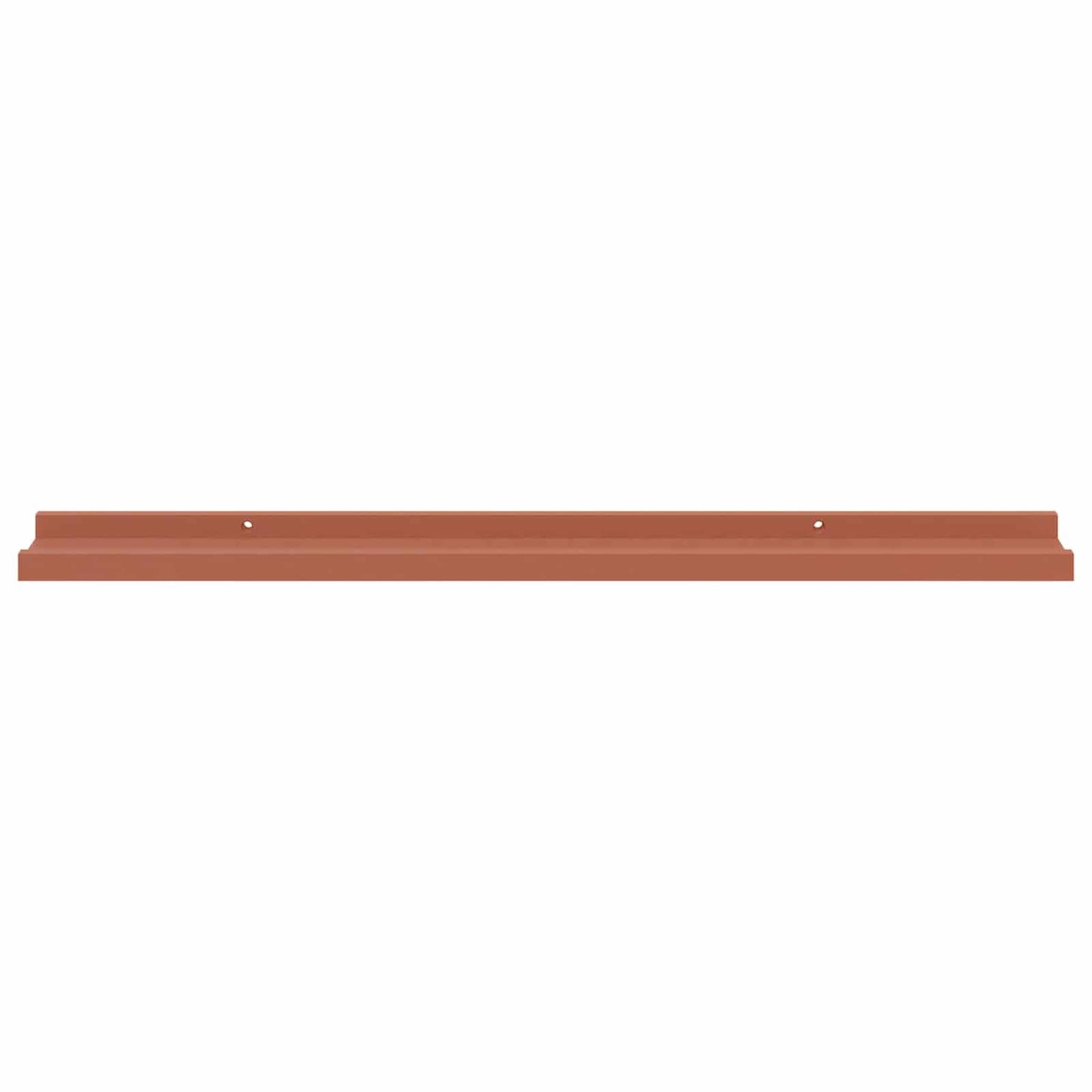 Wall Shelf with Shelf 2 pcs Red 80 x 9 x 3 cm Engineered Wood