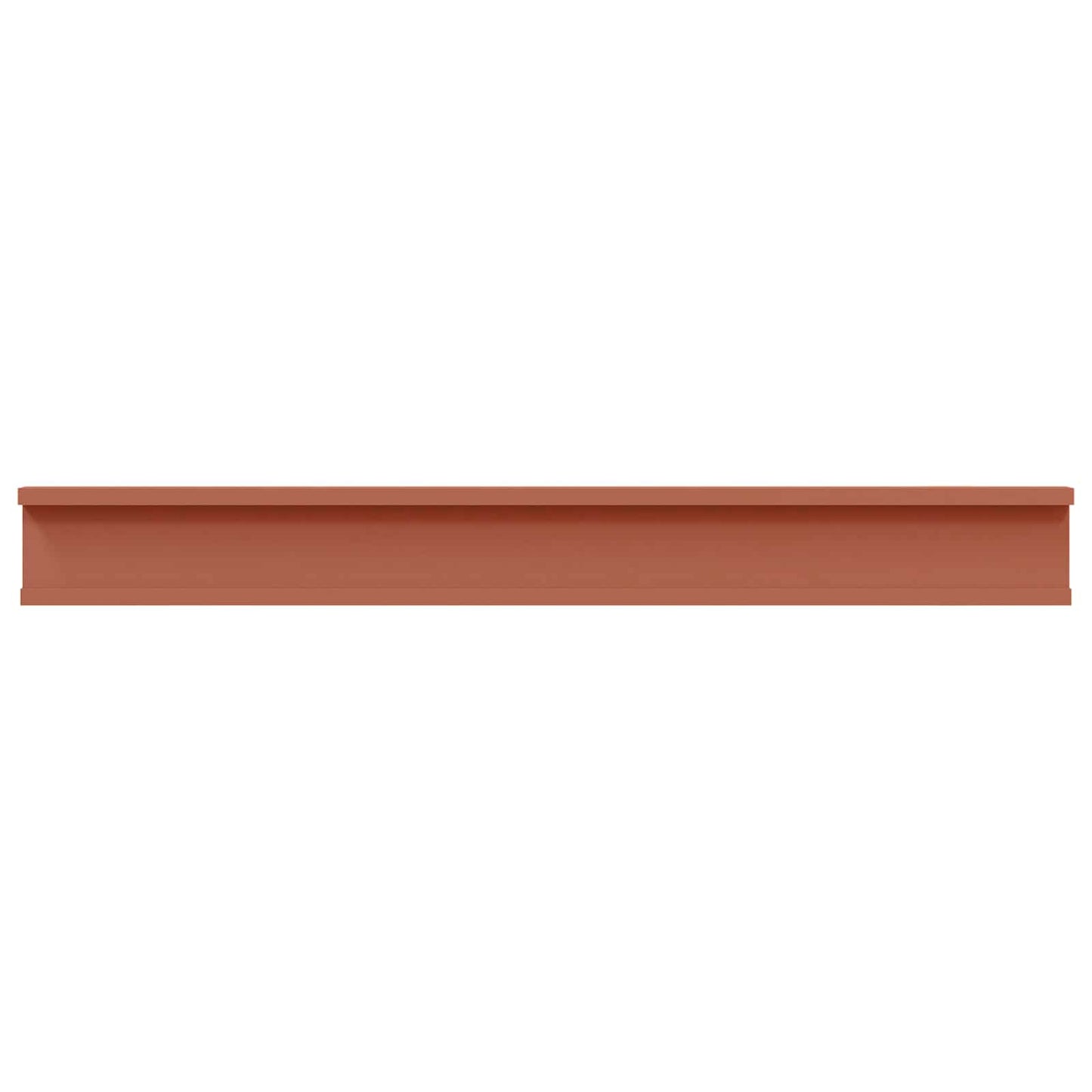 Wall Shelf with Shelf 2 pcs Red 80 x 9 x 3 cm Engineered Wood
