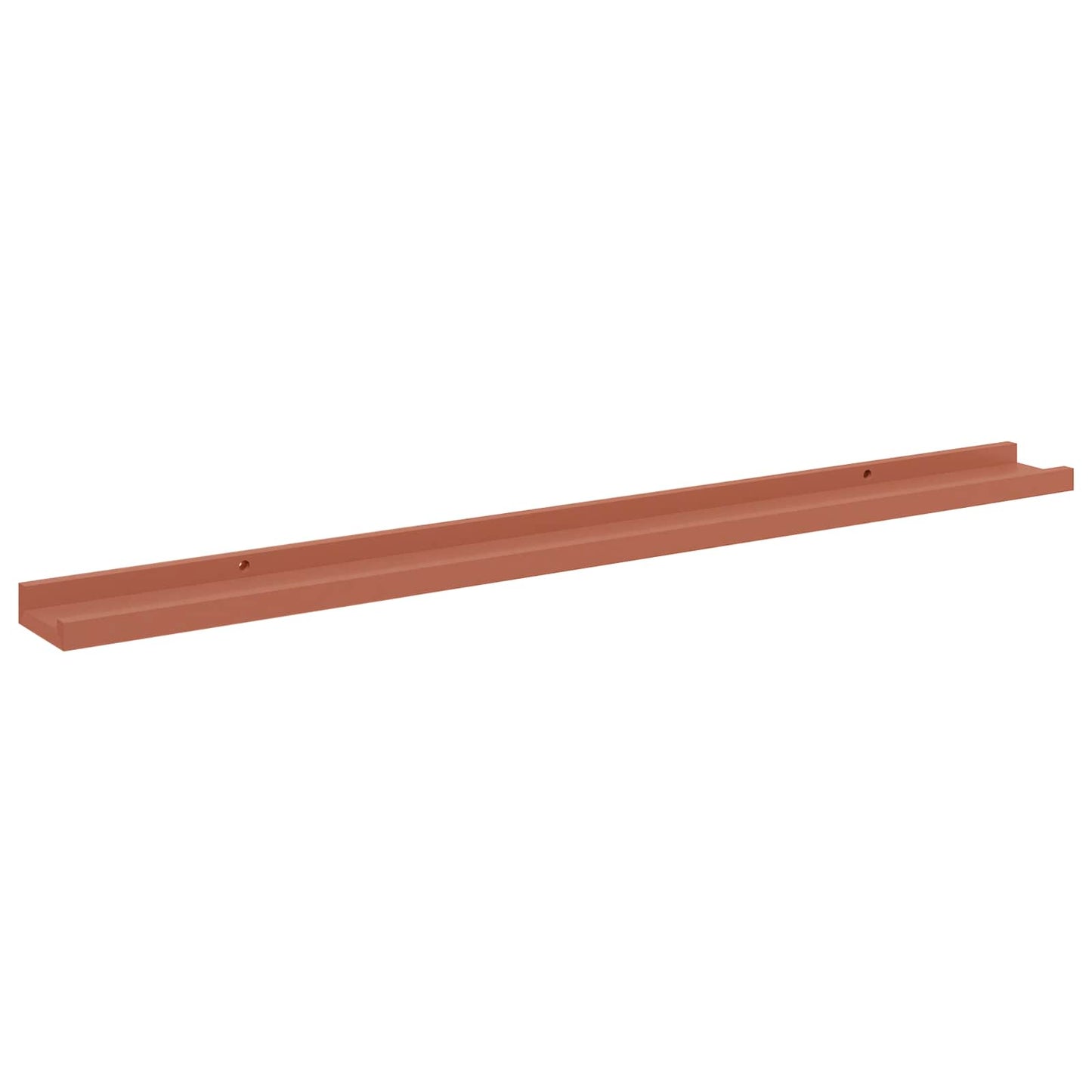 Wall Shelf with Shelf 2 pcs Red 100 x 9 x 3 cm Engineered Wood