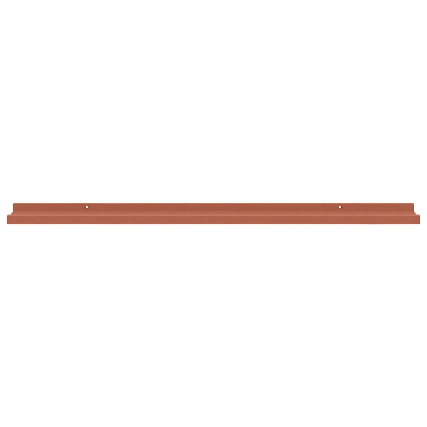 Wall Shelf with Shelf 2 pcs Red 100 x 9 x 3 cm Engineered Wood