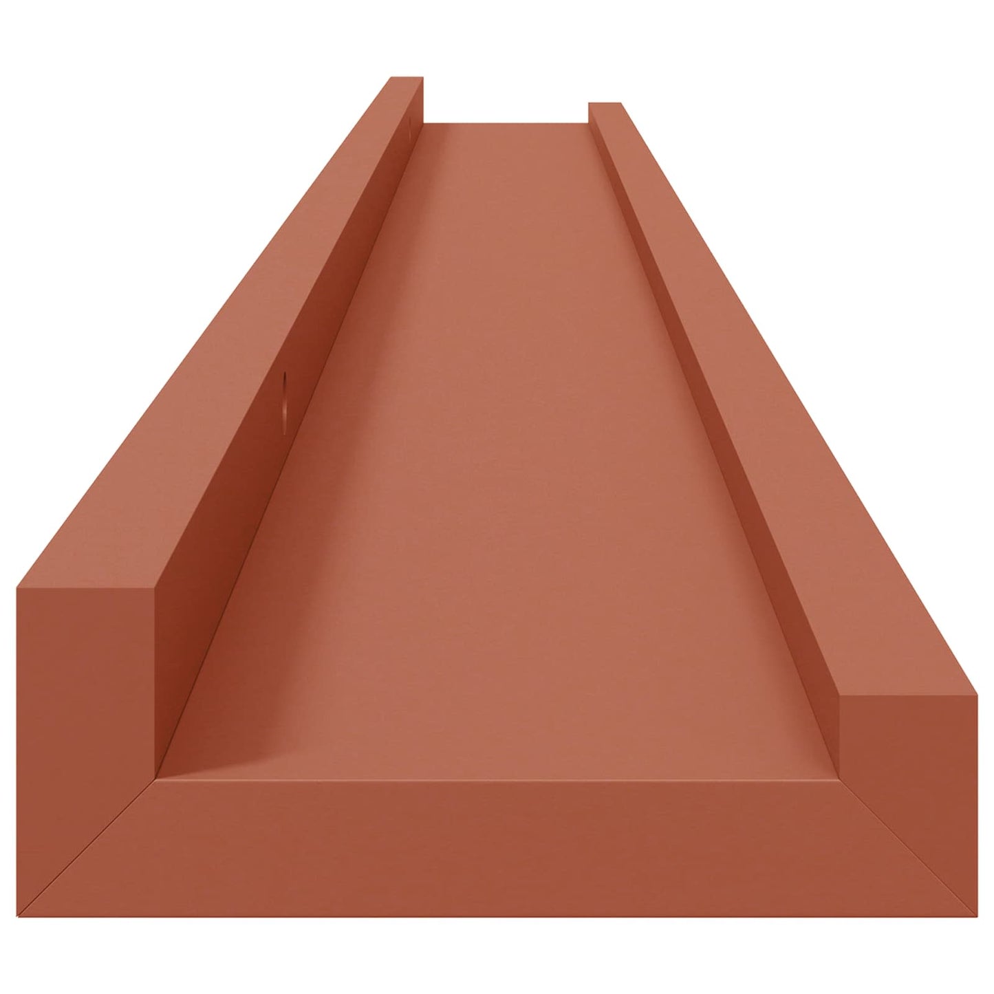 Wall Shelf with Shelf 2 pcs Red 100 x 9 x 3 cm Engineered Wood