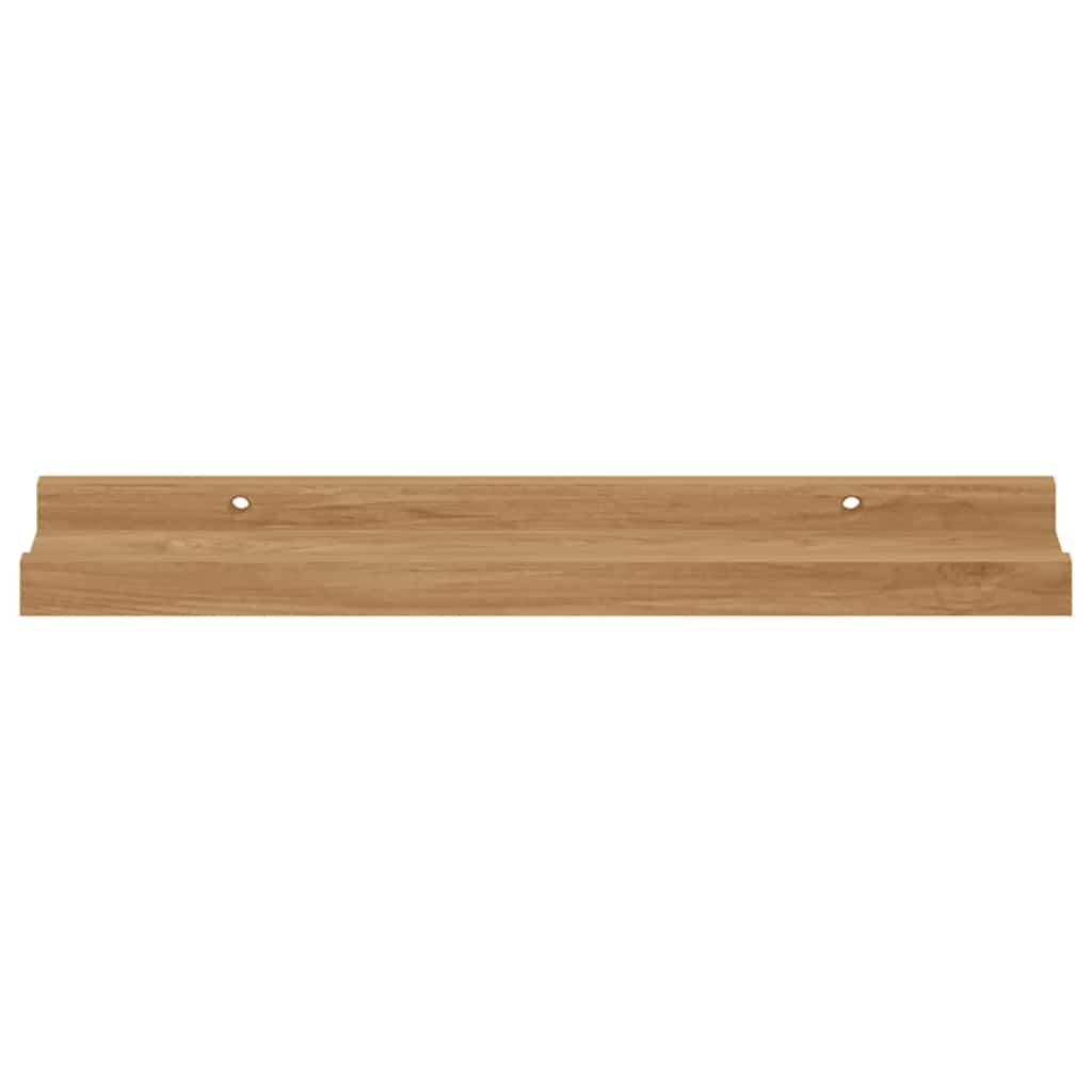 Wall Shelf with Shelf 4 pcs Brown 40 x 9 x 3 cm Engineered Wood