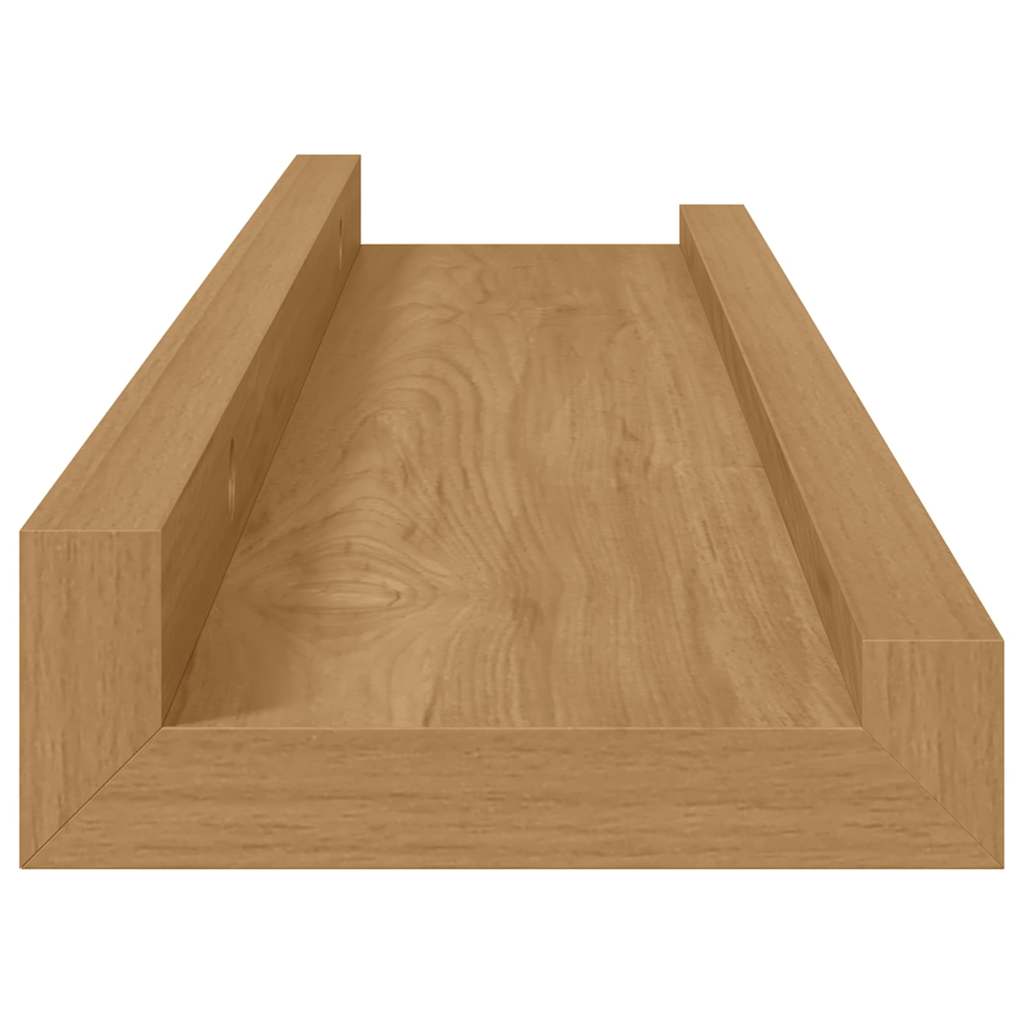 Wall Shelf with Shelf 4 pcs Brown 40 x 9 x 3 cm Engineered Wood