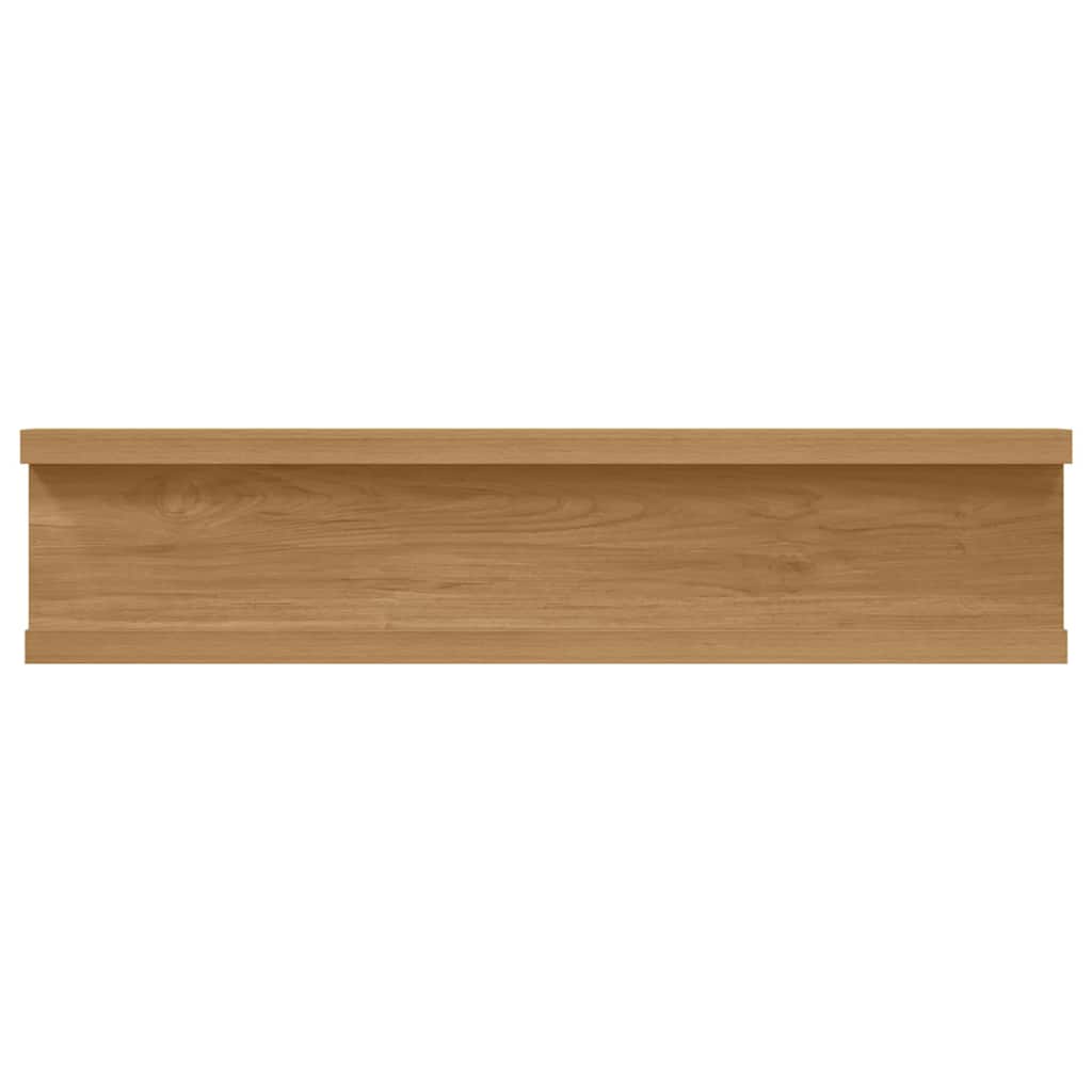 Wall Shelf with Shelf 4 pcs Brown 40 x 9 x 3 cm Engineered Wood