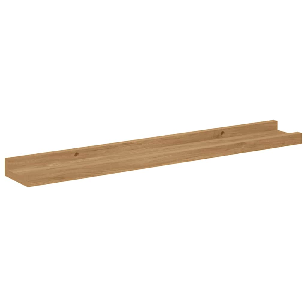 Wall Shelf with Shelf 4 pcs Brown 60 x 9 x 3 cm Engineered Wood