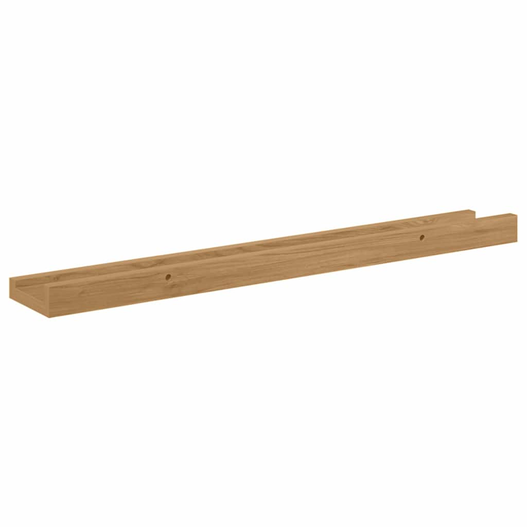 Wall Shelf with Shelf 4 pcs Brown 60 x 9 x 3 cm Engineered Wood