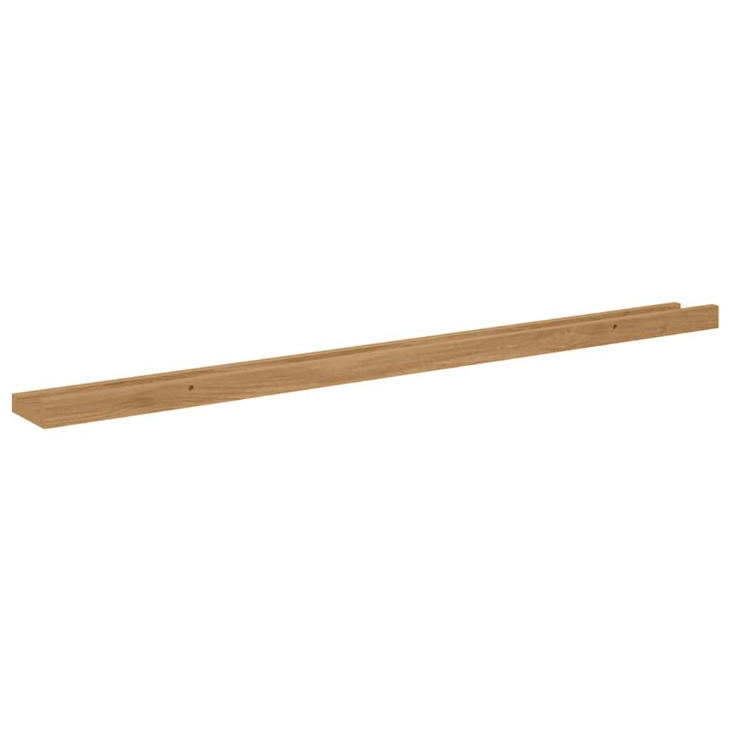 Wall Shelf 4 pcs Brown 100 x 9 x 3 cm Engineered Wood