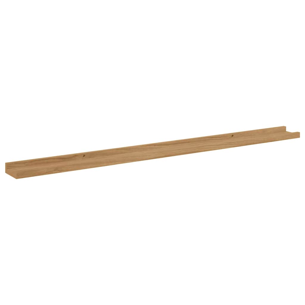 Wall Shelf 4 pcs Brown 115 x 9 x 3 cm Engineered Wood
