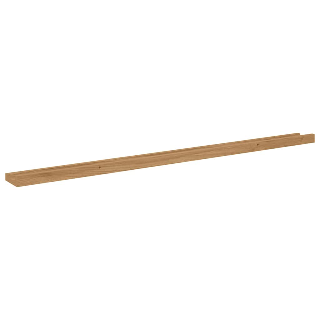 Wall Shelf 4 pcs Brown 115 x 9 x 3 cm Engineered Wood