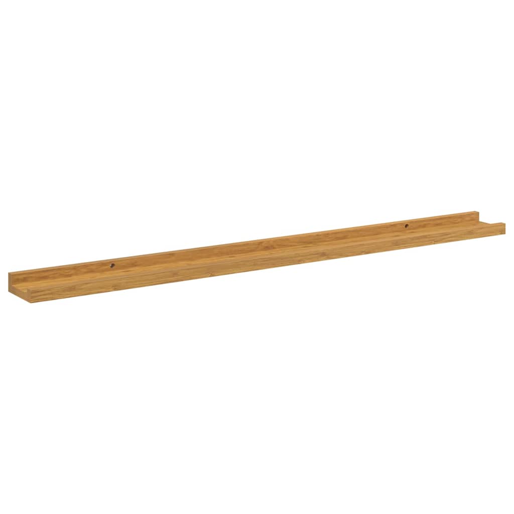 Wall Shelf 2 pcs Beige 100 x 9 x 3 cm Engineered Wood