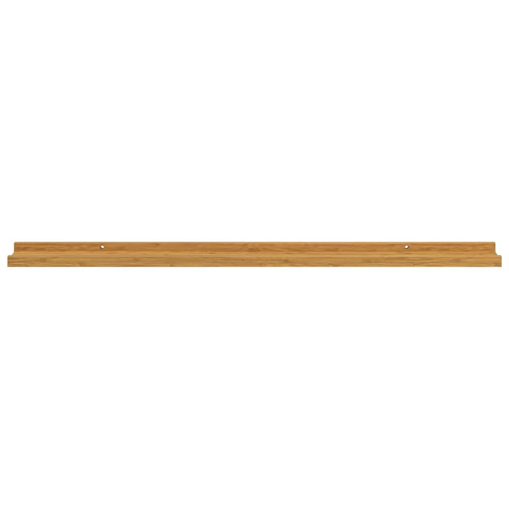 Wall Shelf 2 pcs Beige 100 x 9 x 3 cm Engineered Wood