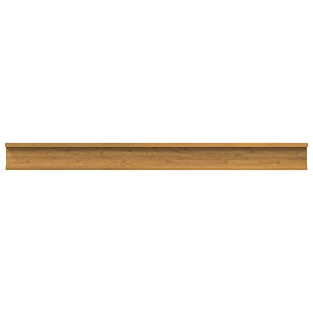 Wall Shelf 2 pcs Beige 100 x 9 x 3 cm Engineered Wood