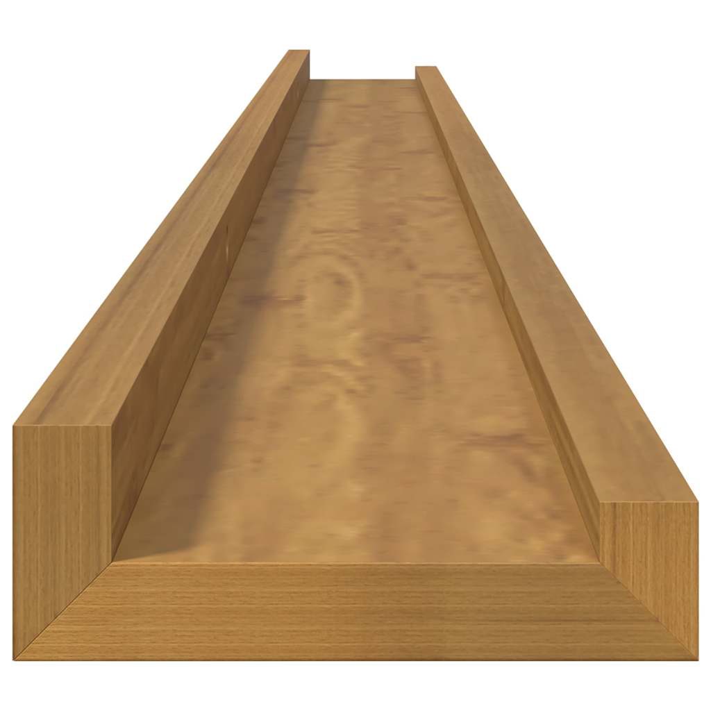Wall Shelf 2 pcs Beige 115 x 9 x 3 cm Engineered Wood