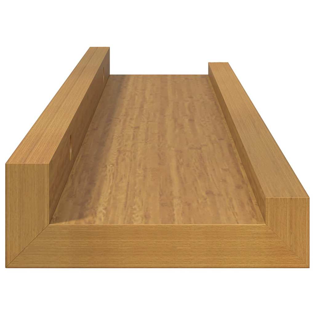 Wall Shelf with Shelf 4 pcs Beige 40 x 9 x 3 cm Engineered Wood