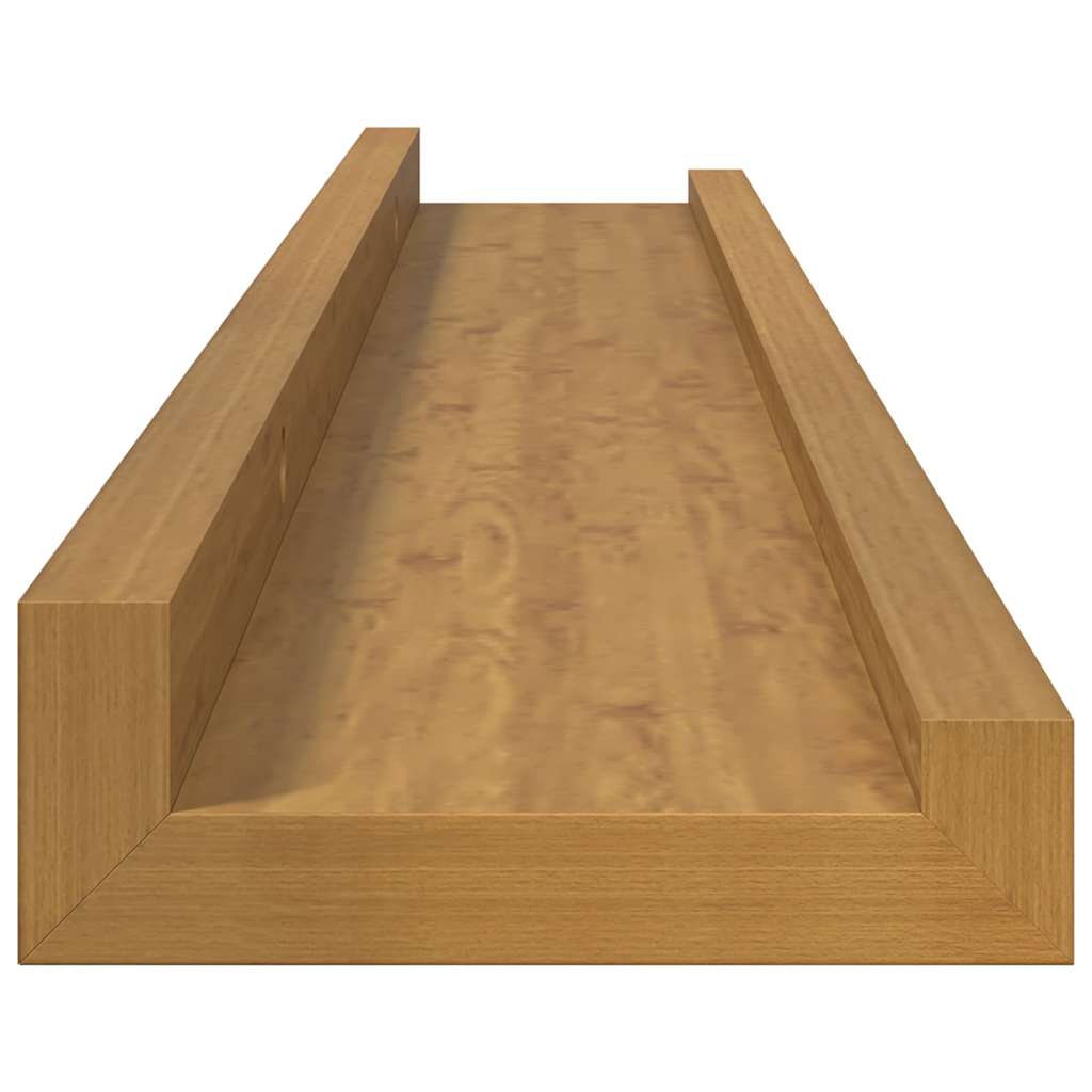 Wall Shelf with Shelf 4 pcs Beige 60 x 9 x 3 cm Engineered Wood