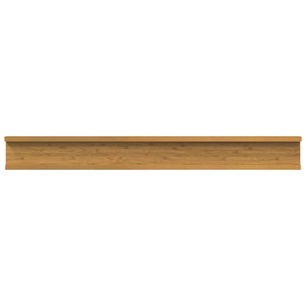 Wall Shelf with Shelf 4 pcs Beige 80 x 9 x 3 cm Engineered Wood