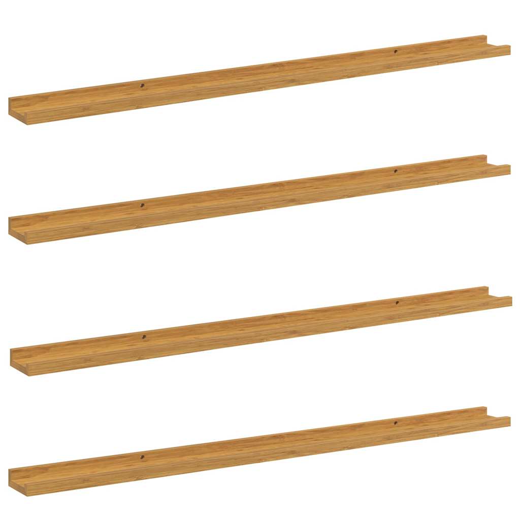 Wall Shelf 4 pcs Beige 115 x 9 x 3 cm Engineered Wood