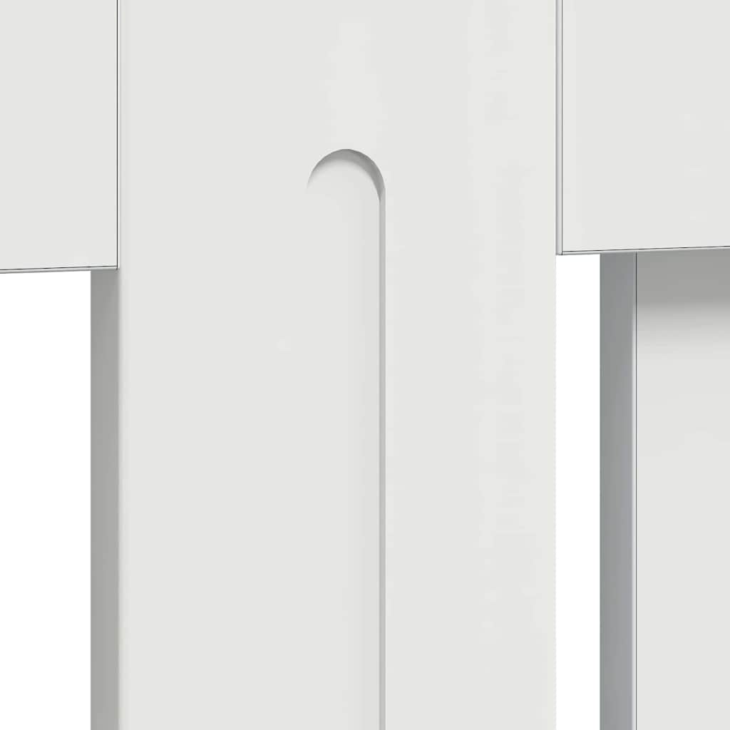 Radiator Cover High Gloss White 172 x 19 x 81.5 cm