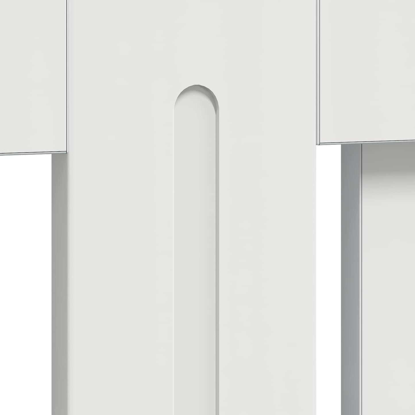 Radiator Cover High Gloss White 172 x 19 x 81.5 cm