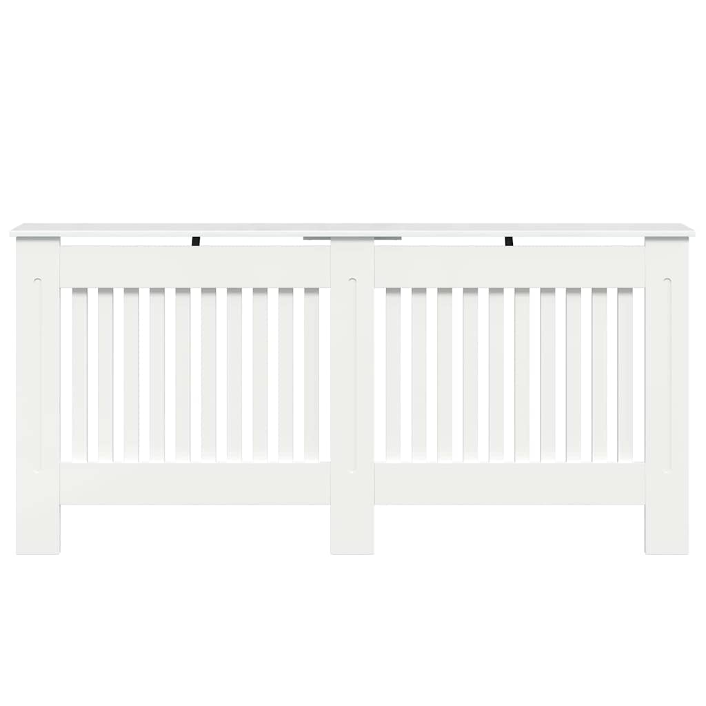 Radiator Cover High Gloss White 172 x 19 x 81.5 cm