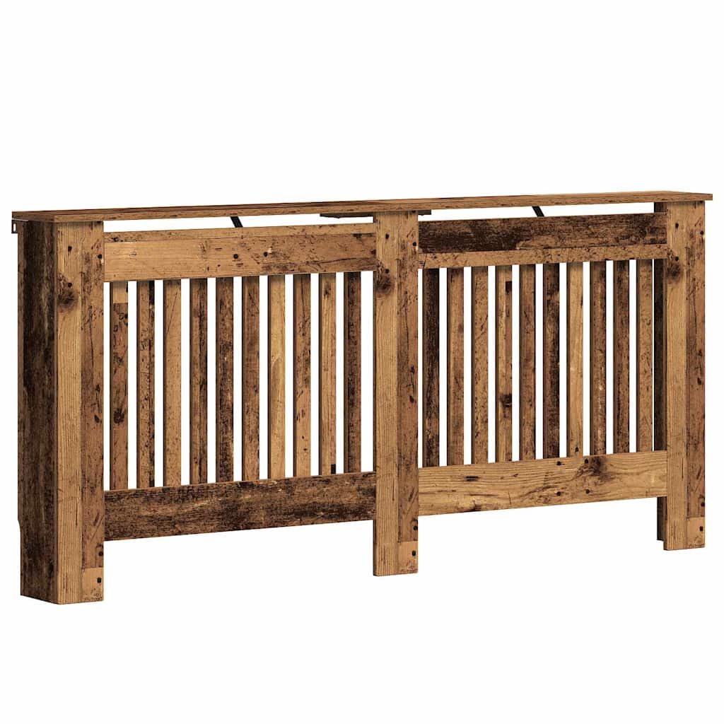 Radiator Cover Old Wood 172 x 19 x 81.5 cm Engineered Wood